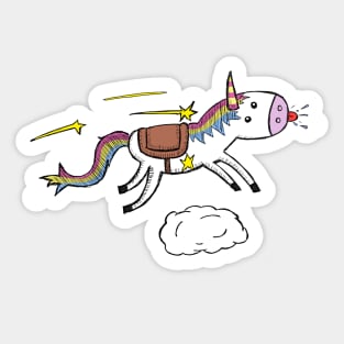 Funny Unicorn Sticker